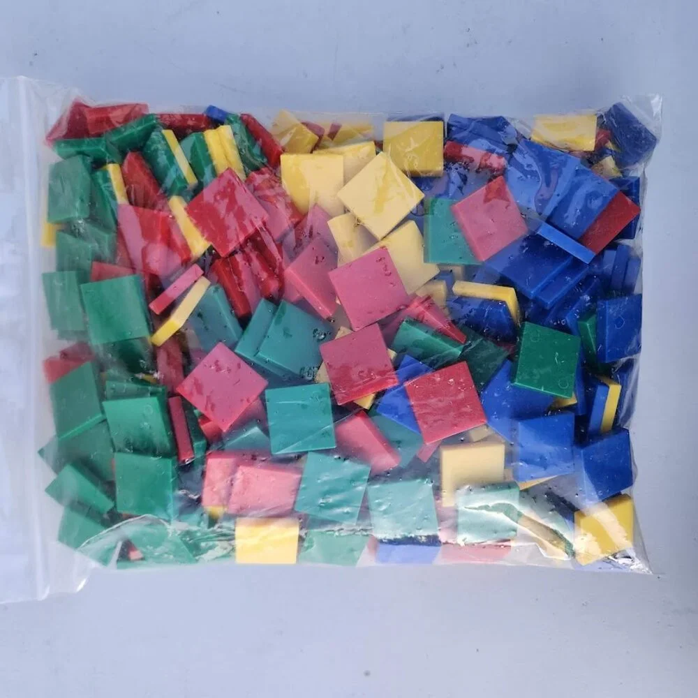 NEW 400 Square Color Tiles Blocks Math Manipulatives Sorting Stacking Comparing